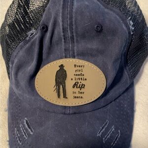 Brand new navy blue ball cap Yellowstone Tv show